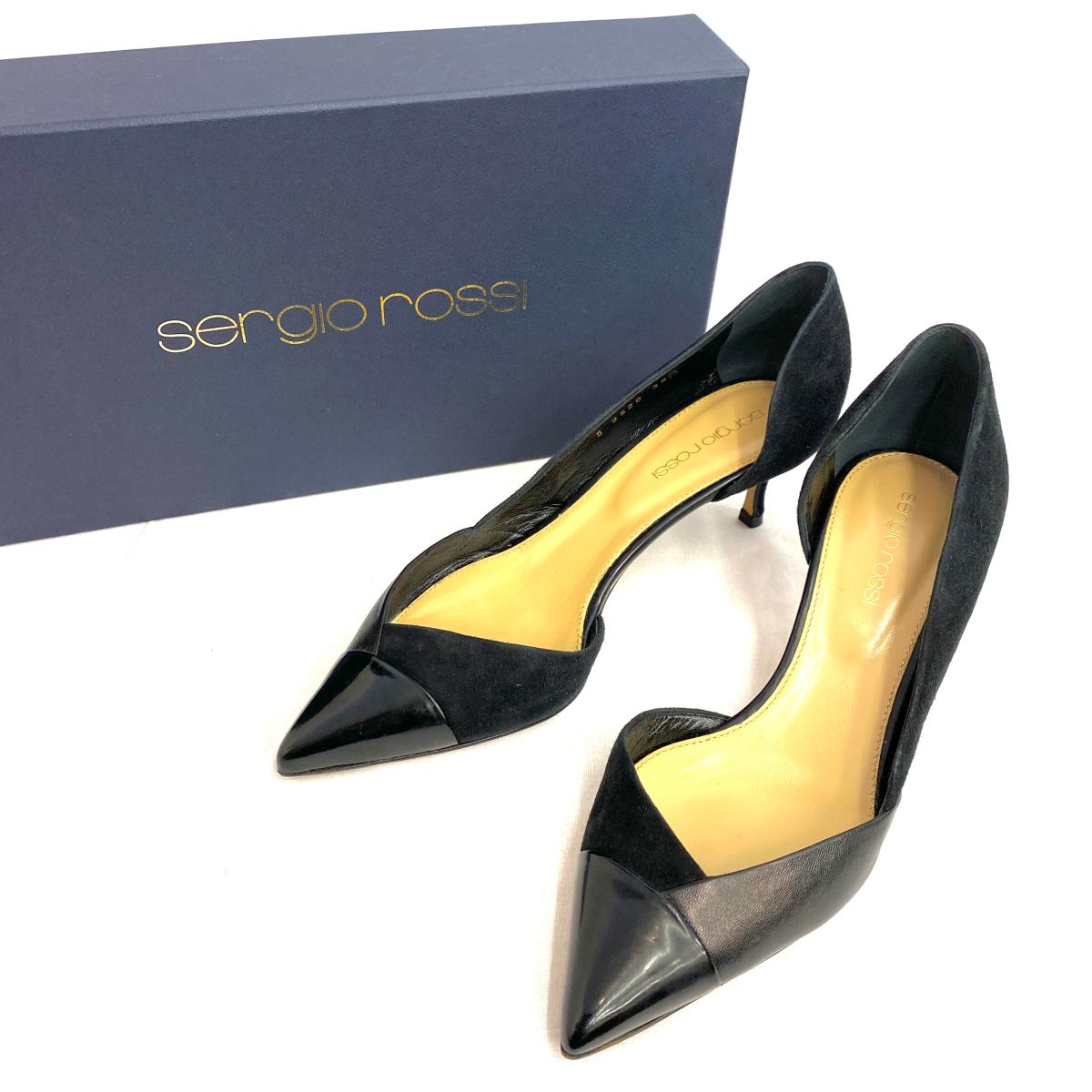 リサイクル ティファナ Sergio Rossi セルジオロッシ ポインテッドトゥパンプス サイズ36 1 2 23 5cm相当 Ki1004