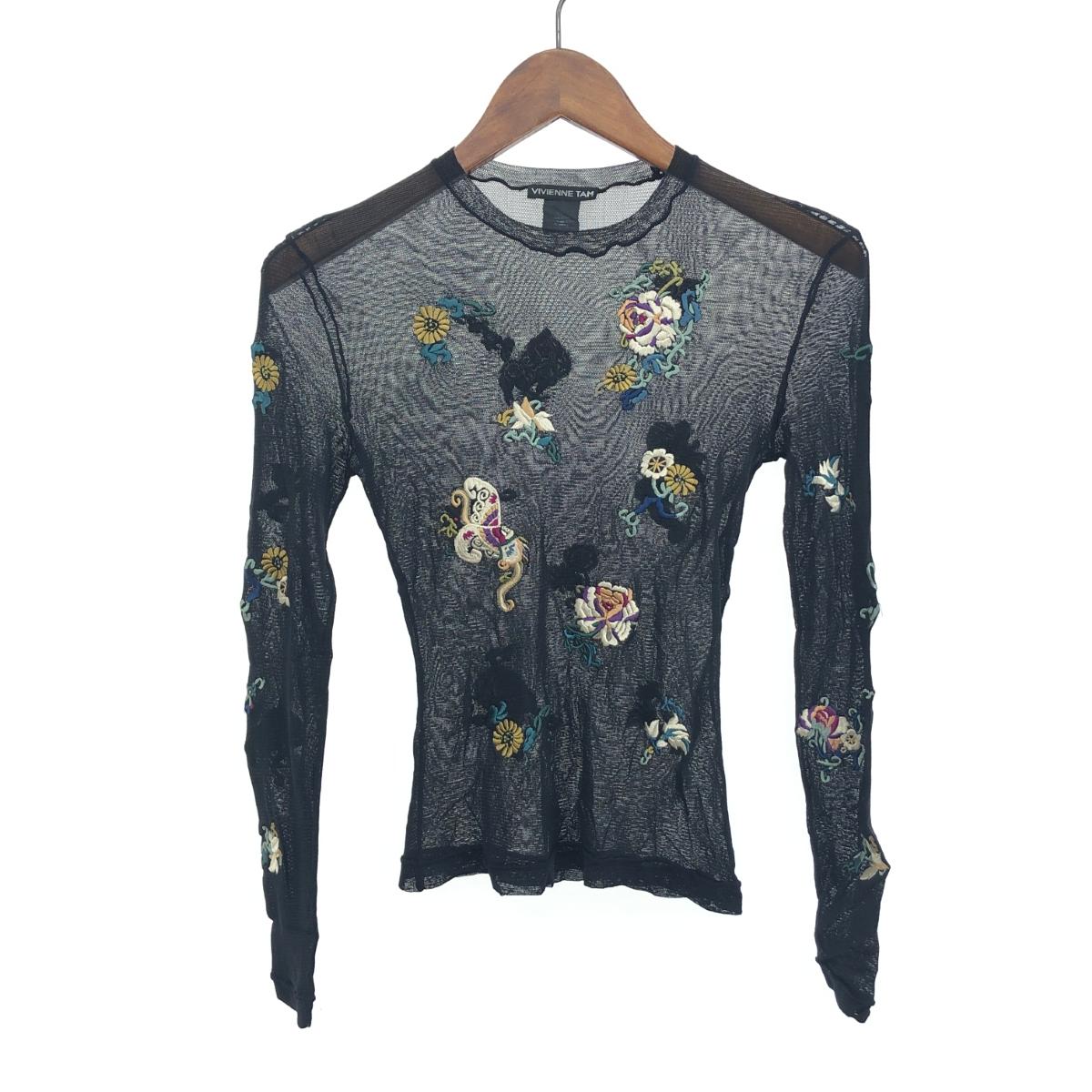 VIVIENNE TAM 長袖 Tシャツ 100%ナイロン リサイクルショップ ティファナ / VIVIENNE TAM ヴィヴィアン