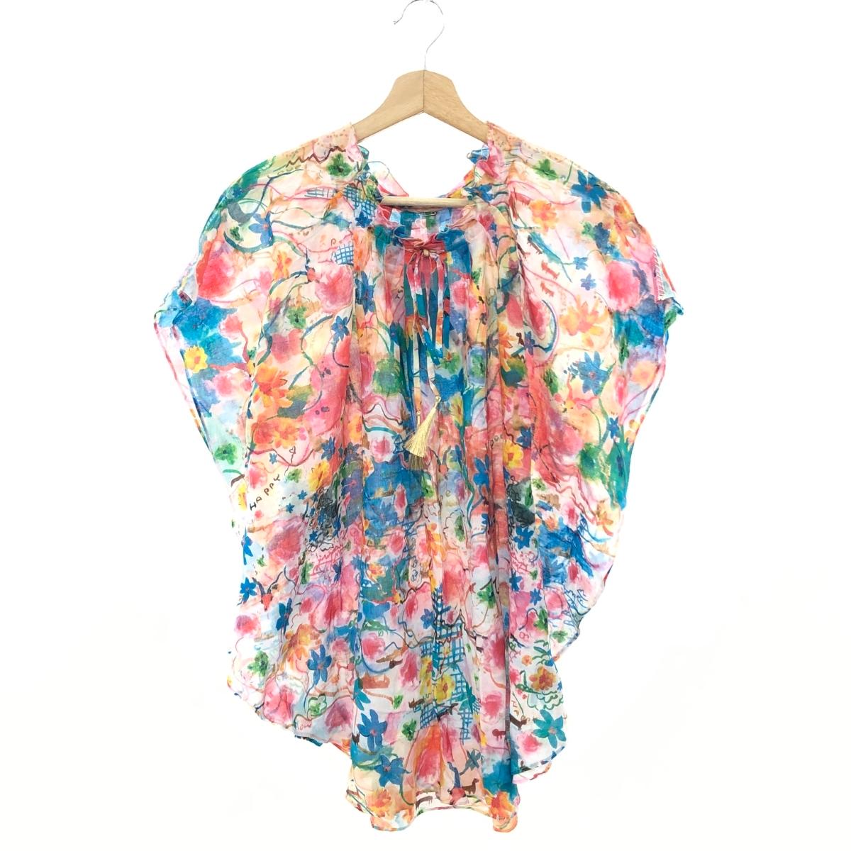 tsumori chisato ツモリチサト プルオーバー 花柄 総柄 ドルマンブラウス 未使用品 サイズ:2  マルチカラー  レディース  トップス リサイクルショップ ティファナ / tsumori chisato ツモリチサト