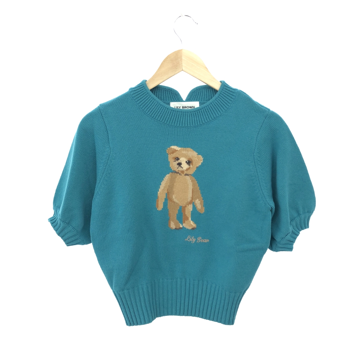 LILY BROWN（リリーブラウン）の「Lily Bearハーフスリーブ