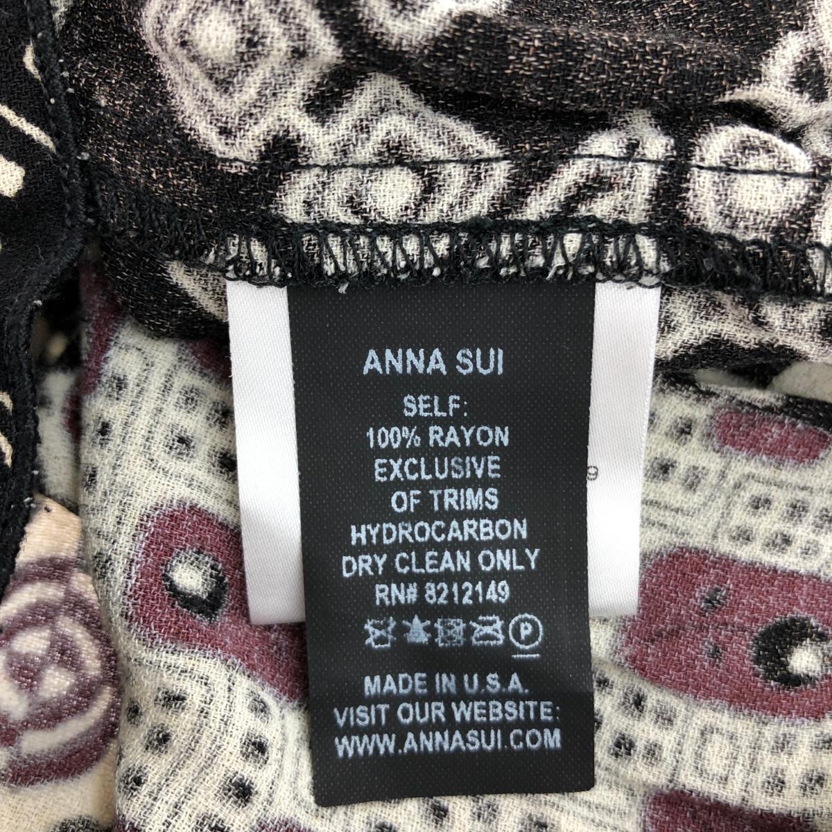 ANNA SUI ノースリーブワンピース サイズ40 新品　未使用　イタリア製 リサイクルショップ ティファナ / ANNA SUI アナスイ