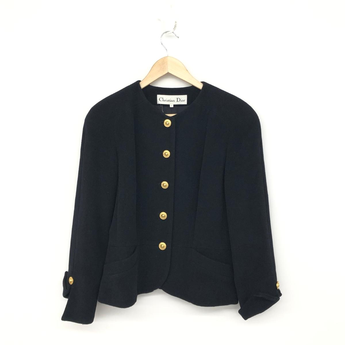 Christian Dior クリスチャンディオール ノーカラージャケット