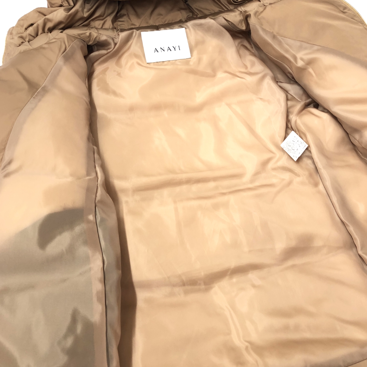 お値下げ！ANAYI　マットサテン　ダウンジャケット38 リサイクルショップ ティファナ / ANAYI アナイ 21AW マット