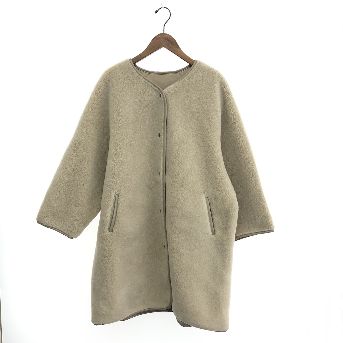 3560未使用フィルメランジェ クリスト カセンテイーノウールガウンコート リサイクルショップ ティファナ / コート/ジャケット