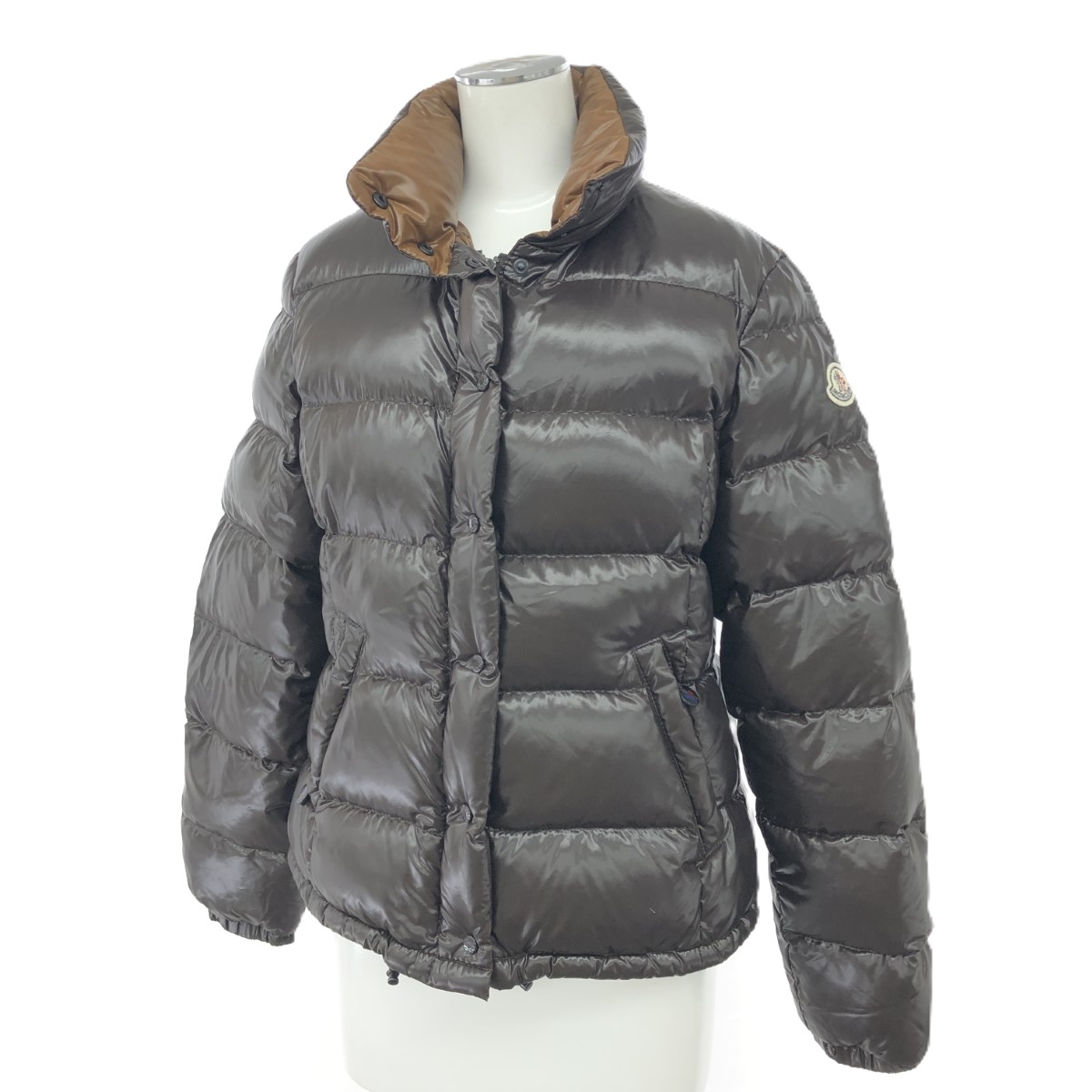 MONCLER TISSU MATERIAL ダウンジャケット ライトベージュ1