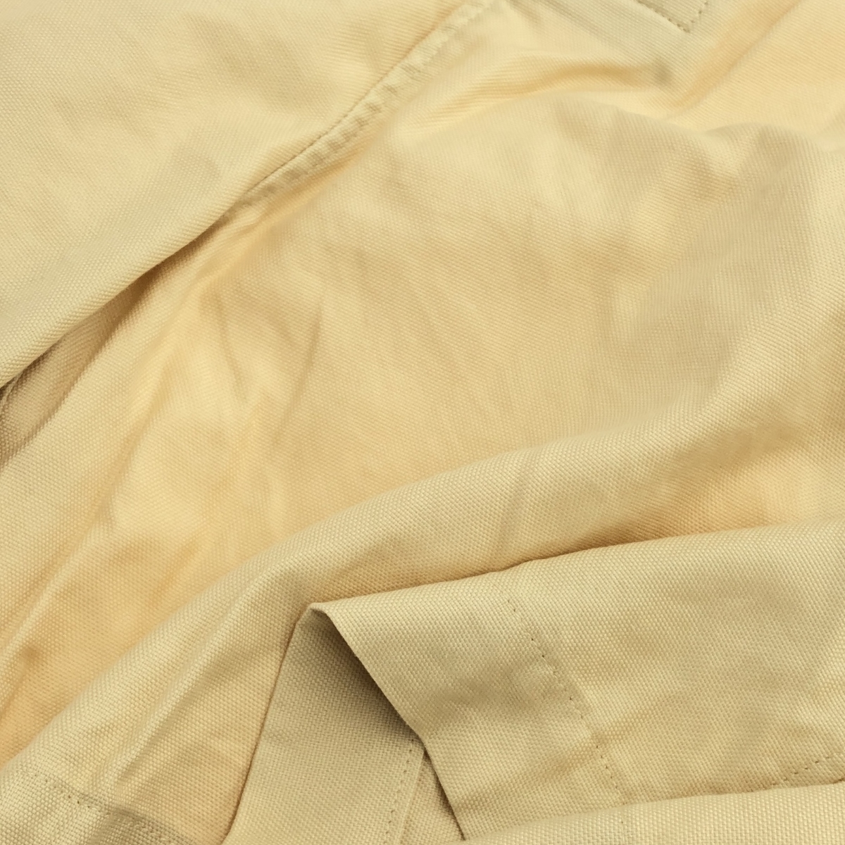 パンツ AURALEE A21SS02FO FINX SHUTTLE OX SHORTS Auralee Finx Shuttle Ox Shorts Yellow Beige 78cm waist Used