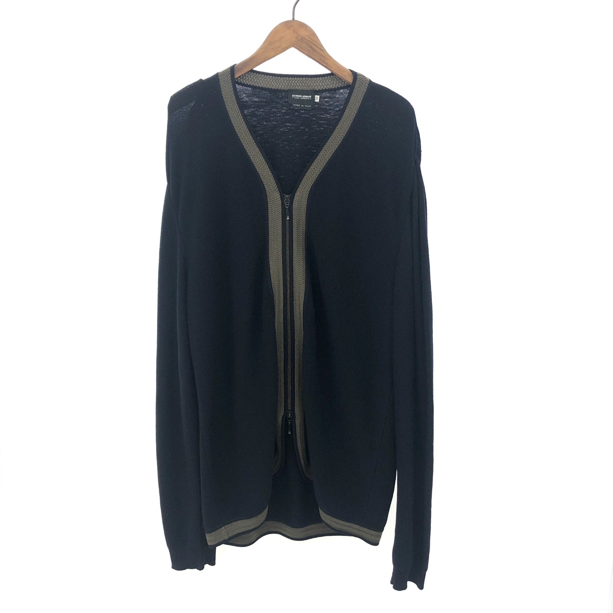 ジョルジオ アルマーニGIORGIO ARMANI デザイン織りニット