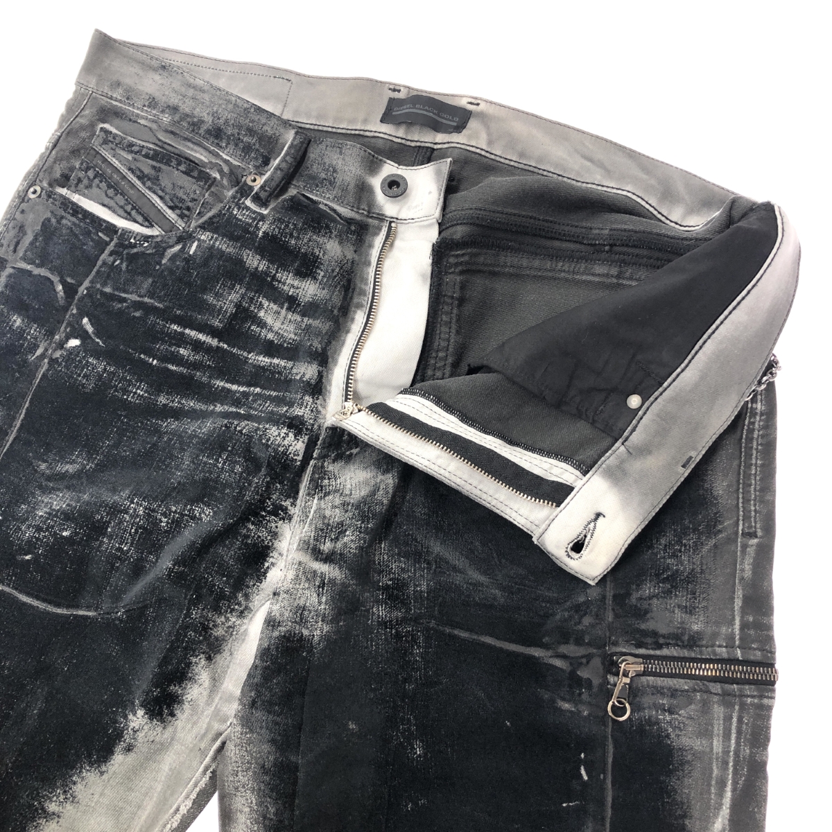 DIESEL BLACK GOLD✨ウール、カシミヤ混　カジュアルパンツ　42 DIESEL BLACK GOLD✨ウール、カシミヤ混 カジュアルパンツ 42