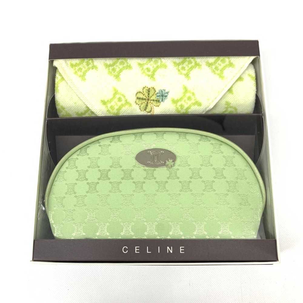 リサイクルショップ ティファナ Celine セリーヌ ヴィンテージ ポーチ ハンカチセット